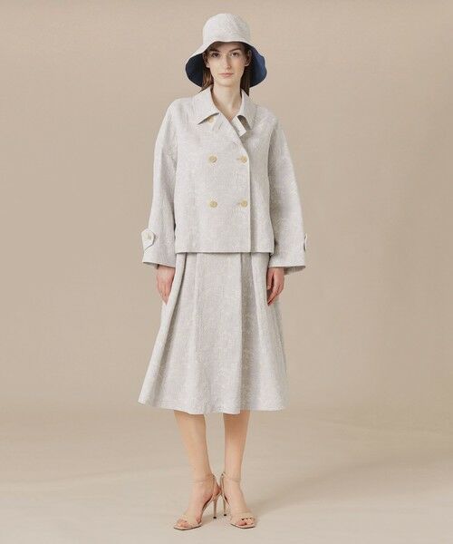 MACKINTOSH LONDON(L Size) / マッキントッシュ ロンドン (エル サイズ) ロング・マキシ丈スカート | 【L】【婦人画報掲載】【BIBURY FLOWER】バイブリーフラワージャカードスカート | 詳細1