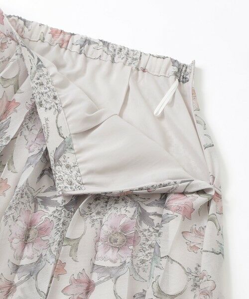 MACKINTOSH LONDON(L Size) / マッキントッシュ ロンドン (エル サイズ) ロング・マキシ丈スカート | 【L】【婦人画報掲載】【BIBURY FLOWER】ドローイングカラーバイブリーフラワースカート | 詳細7