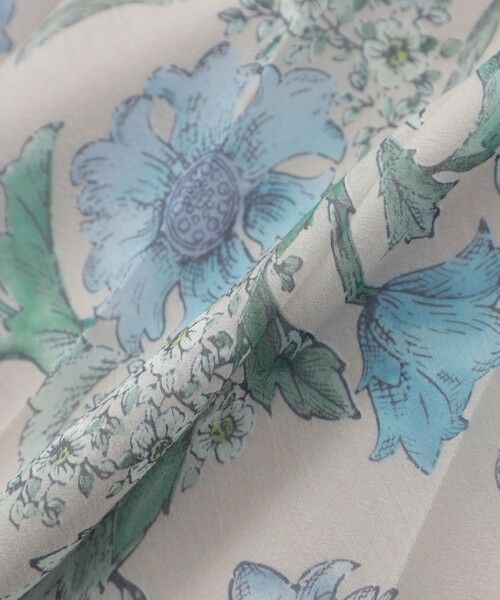 MACKINTOSH LONDON(L Size) / マッキントッシュ ロンドン (エル サイズ) ロング・マキシ丈スカート | 【L】【婦人画報掲載】【BIBURY FLOWER】ドローイングカラーバイブリーフラワースカート | 詳細9