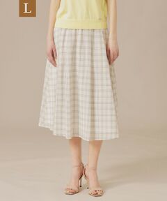 MACKINTOSH LONDON(L Size) / マッキントッシュ ロンドン (エル サイズ) ロング・マキシ丈スカート | 【L】ウォッシャブルシアーウールスカート