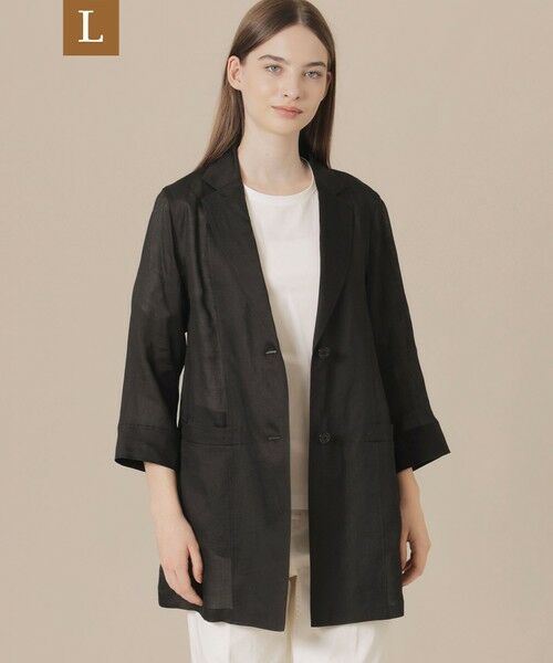 MACKINTOSH LONDON(L Size)/マッキントッシュ ロンドン (エル サイズ) 【L】シアーラミージャケット ブラック 44 MACKINTOSH LONDON(L Size)/マッキントッシュ ロンドン (エル サイズ) 【L】シアーラミージャケット ブラック 44