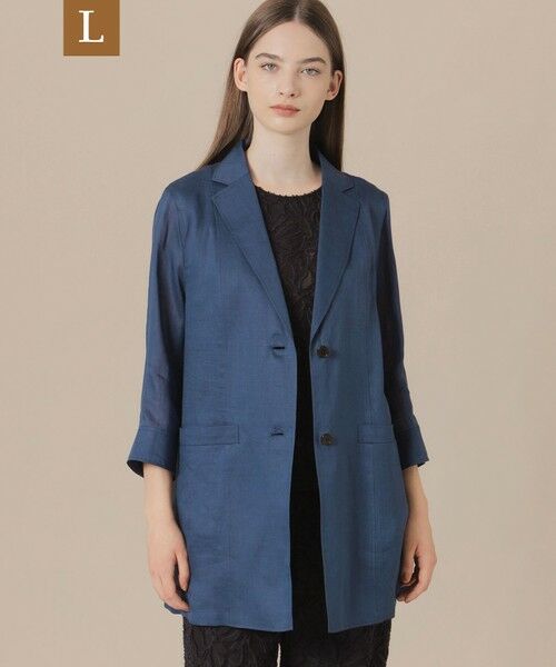 MACKINTOSH LONDON(L Size)/マッキントッシュ ロンドン (エル サイズ) 【L】シアーラミージャケット ブルー6 44 MACKINTOSH LONDON(L Size)/マッキントッシュ ロンドン (エル サイズ) 【L】シアーラミージャケット ブルー6 44