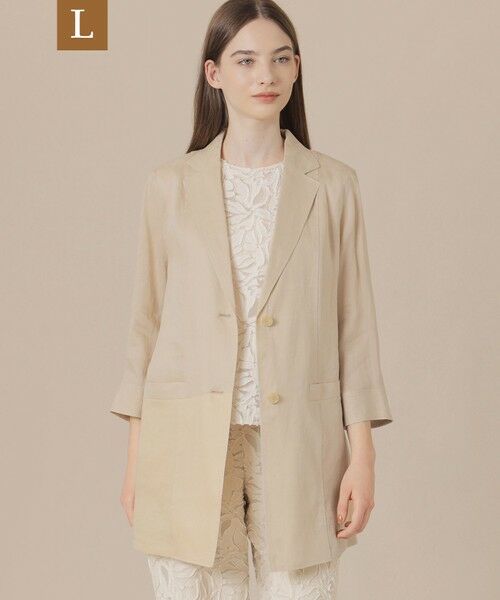 MACKINTOSH LONDON(L Size)/マッキントッシュ ロンドン (エル サイズ) 【L】シアーラミージャケット ベージュ 44 MACKINTOSH LONDON(L Size)/マッキントッシュ ロンドン (エル サイズ) 【L】シアーラミージャケット ベージュ 44