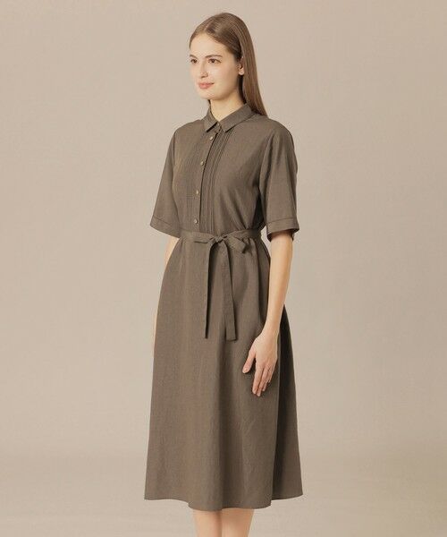 MACKINTOSH LONDON(L Size) / マッキントッシュ ロンドン (エル サイズ) ロング・マキシ丈ワンピース | 【L】ライトナチュラルタンブラーワンピース | 詳細4