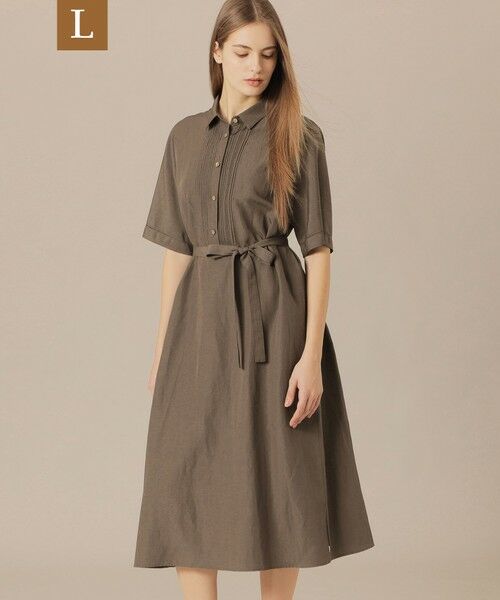 MACKINTOSH LONDON(L Size)/マッキントッシュ ロンドン (エル サイズ) 【L】ライトナチュラルタンブラーワンピース ブラウン8 46 MACKINTOSH LONDON(L Size)/マッキントッシュ ロンドン (エル サイズ) 【L】ライトナチュラルタンブラーワンピース ブラウン8 46