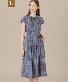 MACKINTOSH LONDON(L Size) / マッキントッシュ ロンドン (エル サイズ) ロング・マキシ丈ワンピース | 【L】【WEB・一部店舗限定】レードルプリントワンピース