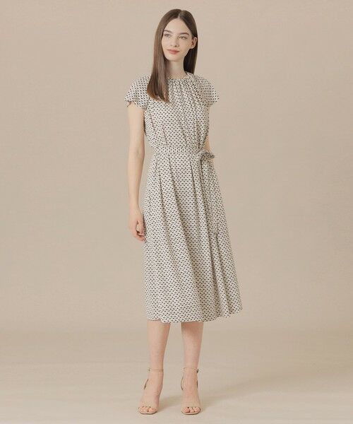 MACKINTOSH LONDON(L Size) / マッキントッシュ ロンドン (エル サイズ) ロング・マキシ丈ワンピース | 【L】【WEB・一部店舗限定】レードルプリントワンピース | 詳細1