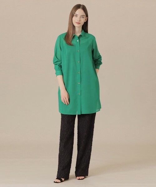 MACKINTOSH LONDON(L Size) / マッキントッシュ ロンドン (エル サイズ) シャツ・ブラウス | 【L】ウォッシャブルシアーウールブラウス | 詳細3