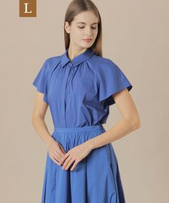 MACKINTOSH LONDON(L Size) / マッキントッシュ ロンドン (エル サイズ) シャツ・ブラウス | 【L】コットンナイロンストレッチブラウス