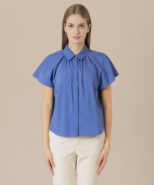 MACKINTOSH LONDON(L Size) / マッキントッシュ ロンドン (エル サイズ) シャツ・ブラウス | 【L】コットンナイロンストレッチブラウス | 詳細4