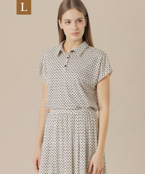 MACKINTOSH LONDON(L Size) / マッキントッシュ ロンドン (エル サイズ) シャツ・ブラウス | 【L】【WEB・一部店舗限定】レードルプリントブラウス（オフホワイト）