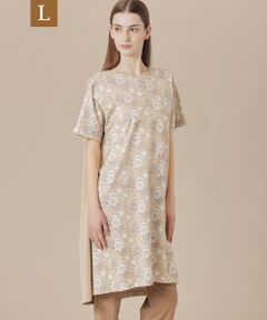 MACKINTOSH LONDON(L Size) / マッキントッシュ ロンドン (エル サイズ) カットソー | 【L】【婦人画報掲載】【BIBURY FLOWER】カラーバイブリーフラワーロングＴシャツ