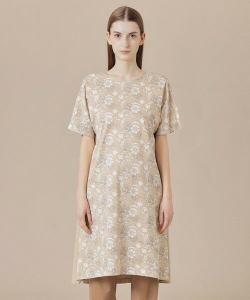 MACKINTOSH LONDON(L Size) / マッキントッシュ ロンドン (エル サイズ) カットソー | 【L】【婦人画報掲載】【BIBURY FLOWER】カラーバイブリーフラワーロングＴシャツ | 詳細3