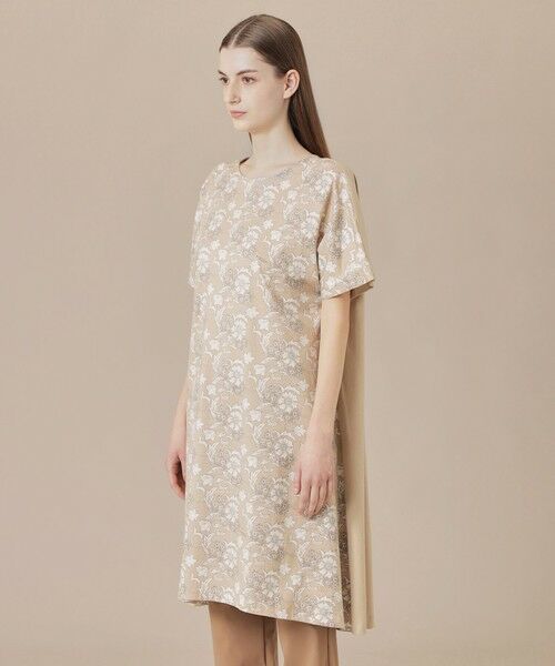 MACKINTOSH LONDON(L Size) / マッキントッシュ ロンドン (エル サイズ) カットソー | 【L】【婦人画報掲載】【BIBURY FLOWER】カラーバイブリーフラワーロングＴシャツ | 詳細4