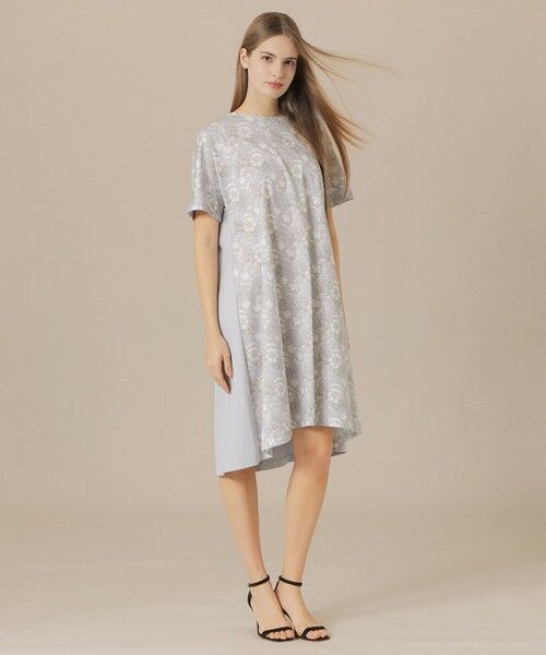 MACKINTOSH LONDON(L Size) / マッキントッシュ ロンドン (エル サイズ) カットソー | 【L】【婦人画報掲載】【BIBURY FLOWER】カラーバイブリーフラワーロングＴシャツ | 詳細1