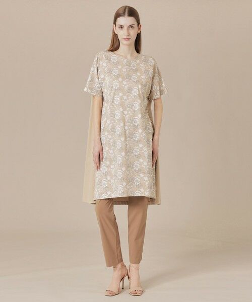 MACKINTOSH LONDON(L Size) / マッキントッシュ ロンドン (エル サイズ) カットソー | 【L】【婦人画報掲載】【BIBURY FLOWER】カラーバイブリーフラワーロングＴシャツ | 詳細2