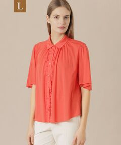 MACKINTOSH LONDON(L Size) / マッキントッシュ ロンドン (エル サイズ) カットソー | 【L】シアーコットンナイロンブラウス