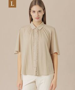 MACKINTOSH LONDON(L Size) / マッキントッシュ ロンドン (エル サイズ) カットソー | 【L】シアーコットンナイロンブラウス