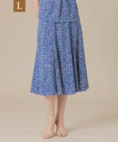 MACKINTOSH LONDON(L Size) / マッキントッシュ ロンドン (エル サイズ) ロング・マキシ丈スカート | 【L】ランダムドットプリントスカート