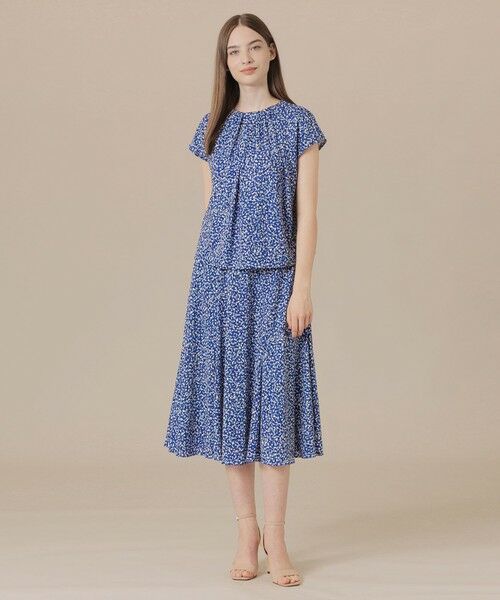 MACKINTOSH LONDON(L Size) / マッキントッシュ ロンドン (エル サイズ) ロング・マキシ丈スカート | 【L】ランダムドットプリントスカート | 詳細1