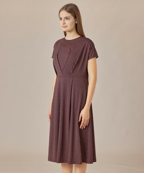 MACKINTOSH LONDON(L Size) / マッキントッシュ ロンドン (エル サイズ) ロング・マキシ丈ワンピース | 【L】チルトスクエアプリントワンピース | 詳細4