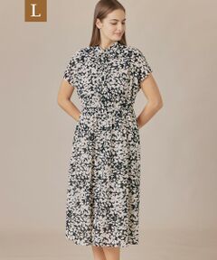 MACKINTOSH LONDON(L Size) / マッキントッシュ ロンドン (エル サイズ) ロング・マキシ丈ワンピース | 【L】【WEB・一部店舗限定】シルエットフラワーワンピース