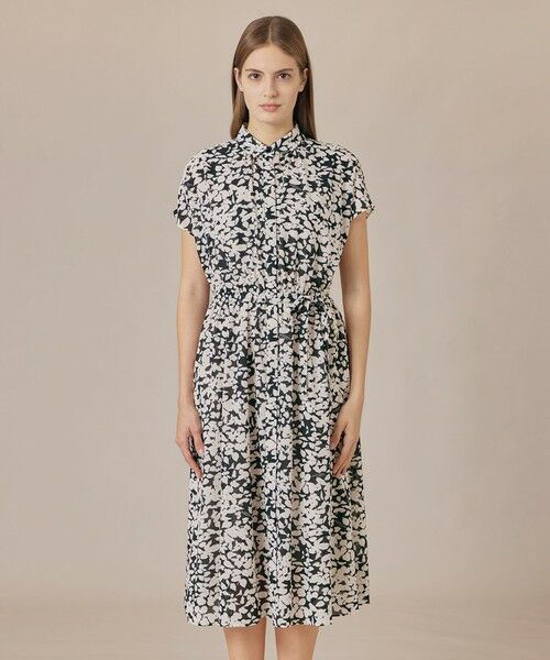 MACKINTOSH LONDON(L Size) / マッキントッシュ ロンドン (エル サイズ) ロング・マキシ丈ワンピース | 【L】【WEB・一部店舗限定】シルエットフラワーワンピース | 詳細3