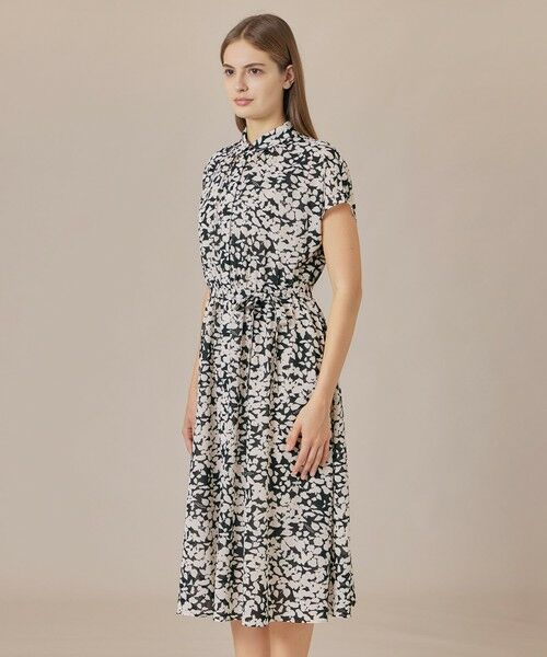 MACKINTOSH LONDON(L Size) / マッキントッシュ ロンドン (エル サイズ) ロング・マキシ丈ワンピース | 【L】【WEB・一部店舗限定】シルエットフラワーワンピース | 詳細4