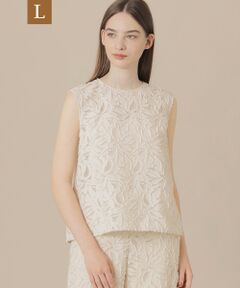 MACKINTOSH LONDON(L Size) / マッキントッシュ ロンドン (エル サイズ) シャツ・ブラウス | 【L】フラワーカットジャカードブラウス