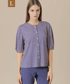 MACKINTOSH LONDON(L Size) / マッキントッシュ ロンドン (エル サイズ) シャツ・ブラウス | 【L】チルトスクエアプリントブラウス