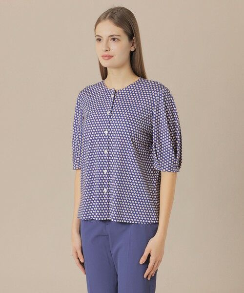 MACKINTOSH LONDON(L Size) / マッキントッシュ ロンドン (エル サイズ) シャツ・ブラウス | 【L】チルトスクエアプリントブラウス | 詳細4