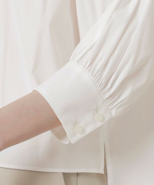 MACKINTOSH LONDON(L Size) / マッキントッシュ ロンドン (エル サイズ) シャツ・ブラウス | 【L】【WEB・一部店舗限定】コットンナイロンストレッチノーカラーブラウス | 詳細6