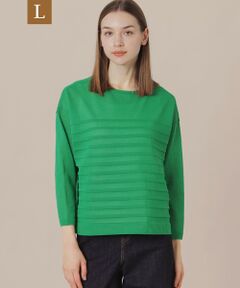 MACKINTOSH LONDON(L Size) / マッキントッシュ ロンドン (エル サイズ) ニット・セーター | 【L】【WEB・一部店舗限定】シースルーボーダーニットプルオーバー