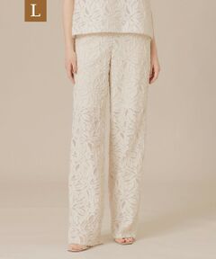 MACKINTOSH LONDON(L Size) / マッキントッシュ ロンドン (エル サイズ) その他パンツ | 【L】フラワーカットジャカードパンツ