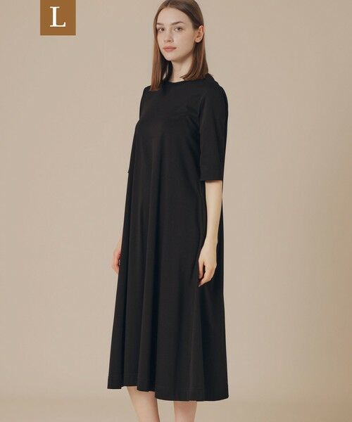 MACKINTOSH LONDON(L Size)/マッキントッシュ ロンドン (エル サイズ) 【L】【SUPER FINE LAB.】パウダーシュガーコットンワンピース ブラック 44 MACKINTOSH LONDON(L Size)/マッキントッシュ ロンドン (エル サイズ) 【L】【SUPER FINE LAB.】パウダーシュガーコットンワンピース ブラック 44