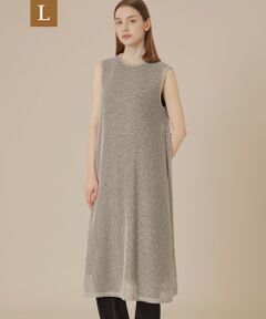 MACKINTOSH LONDON(L Size) / マッキントッシュ ロンドン (エル サイズ) ロング・マキシ丈ワンピース | 【L】シアーストライプワンピース