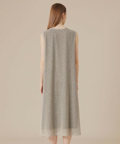 MACKINTOSH LONDON(L Size) / マッキントッシュ ロンドン (エル サイズ) ロング・マキシ丈ワンピース | 【L】シアーストライプワンピース | 詳細4