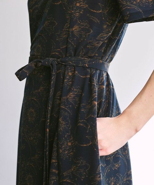 MACKINTOSH LONDON(L Size) / マッキントッシュ ロンドン (エル サイズ) ロング・マキシ丈ワンピース | 【L】【BIBURY FLOWER】ドローイングシャドーバイブリーワンピース | 詳細3