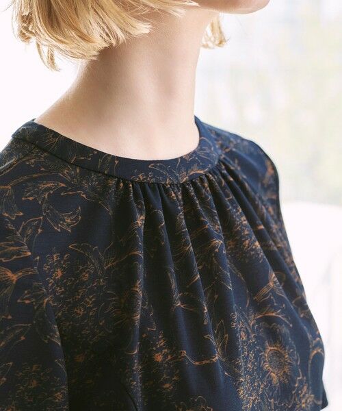 MACKINTOSH LONDON(L Size) / マッキントッシュ ロンドン (エル サイズ) ロング・マキシ丈ワンピース | 【L】【BIBURY FLOWER】ドローイングシャドーバイブリーワンピース | 詳細4