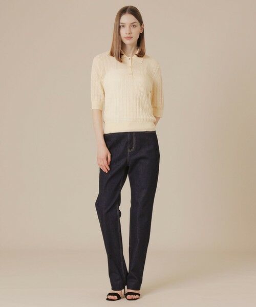 MACKINTOSH LONDON ニットポロ　LL ネイビー MACKINTOSH LONDON ニットポロ LL ネイビー