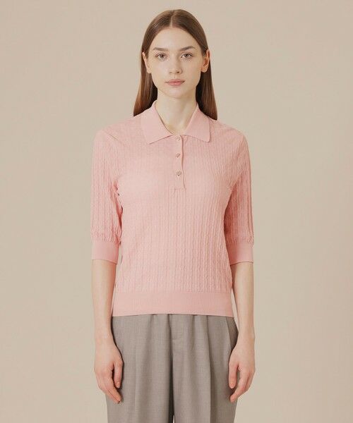 MACKINTOSH LONDON(L Size) / マッキントッシュ ロンドン (エル サイズ) ニット・セーター | 【L】シアーアンドリューニットポロシャツ | 詳細8