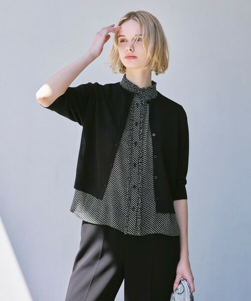 MACKINTOSH LONDON(L Size) / マッキントッシュ ロンドン (エル サイズ) ニット・セーター | 【L】ドライタッチシアーカーディガン | 詳細1