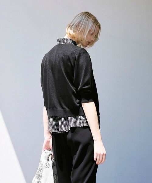 MACKINTOSH LONDON(L Size) / マッキントッシュ ロンドン (エル サイズ) ニット・セーター | 【L】ドライタッチシアーカーディガン | 詳細4