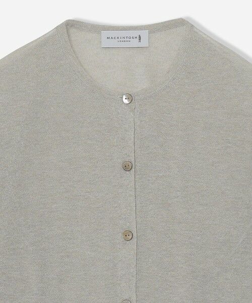MACKINTOSH LONDON(L Size) / マッキントッシュ ロンドン (エル サイズ) ニット・セーター | 【L】ドライタッチシアーカーディガン | 詳細7