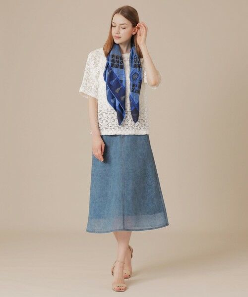 MACKINTOSH LONDON(L Size) / マッキントッシュ ロンドン (エル サイズ) カットソー | 【L】フラワーレースジャージープルオーバー | 詳細5