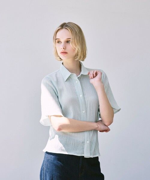 MACKINTOSH LONDON(L Size) / マッキントッシュ ロンドン (エル サイズ) カットソー | 【L】シアークレープブラウス | 詳細1