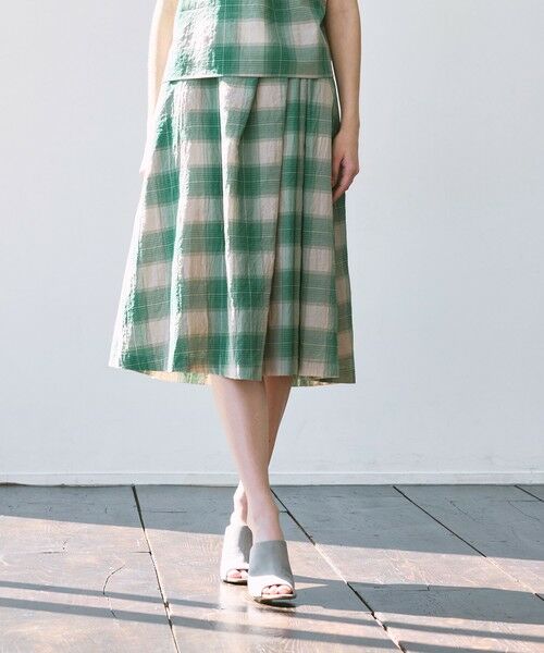 MACKINTOSH LONDON(L Size) / マッキントッシュ ロンドン (エル サイズ) ロング・マキシ丈スカート | 【L】ブライトチェックスカート | 詳細1