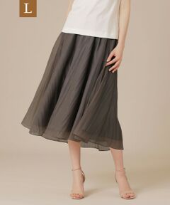 MACKINTOSH LONDON(L Size) / マッキントッシュ ロンドン (エル サイズ) ロング・マキシ丈スカート | 【L】エアリーリンクルスカート