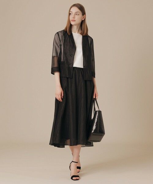 MACKINTOSH LONDON(L Size) / マッキントッシュ ロンドン (エル サイズ) ロング・マキシ丈スカート | 【L】エアリーリンクルスカート | 詳細1