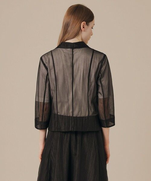 MACKINTOSH LONDON(L Size) / マッキントッシュ ロンドン (エル サイズ) ノーカラージャケット | 【L】エアリーリンクルジャケット | 詳細5